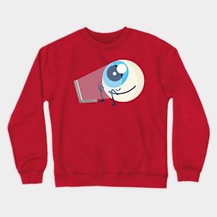 Cute eyeball character Crewneck Sweatshirt